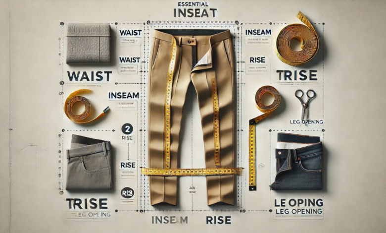 how to measure pants