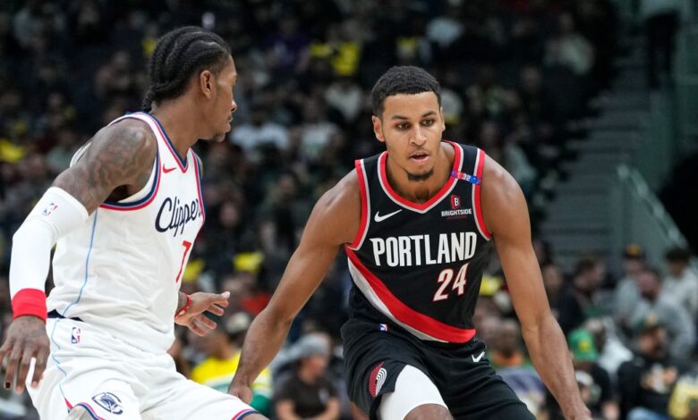 portland trail blazers vs la clippers match player stats