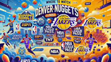 where to watch denver nuggets vs lakers