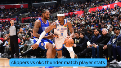 clippers vs okc thunder match player stats