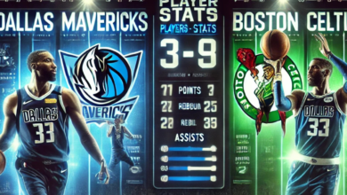 Dallas Mavericks vs Boston Celtics Match Player Stats