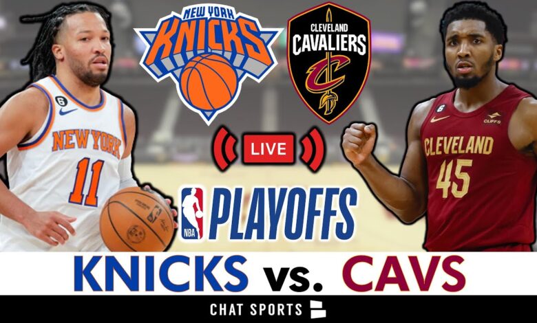 knicks vs cleveland cavaliers match player stats